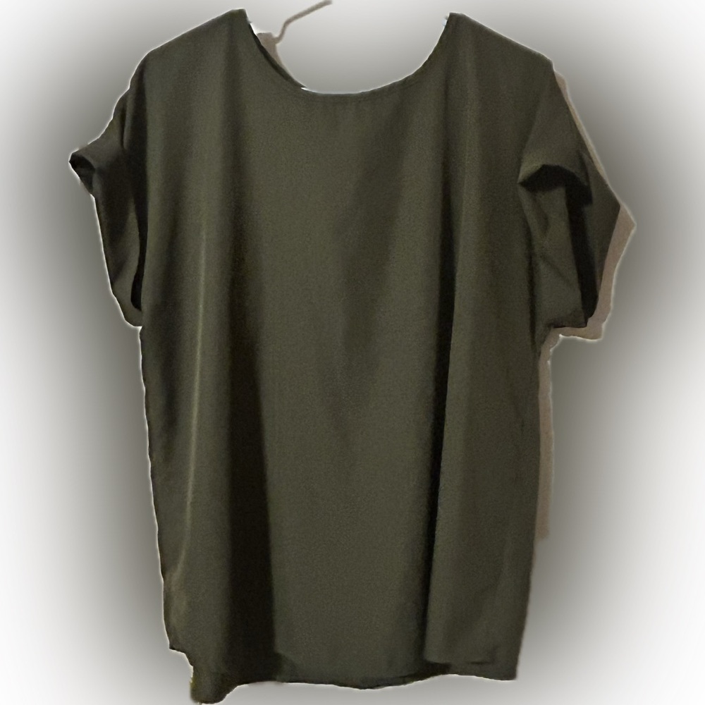Shein Hunter Green Women’s Blouse-1XL